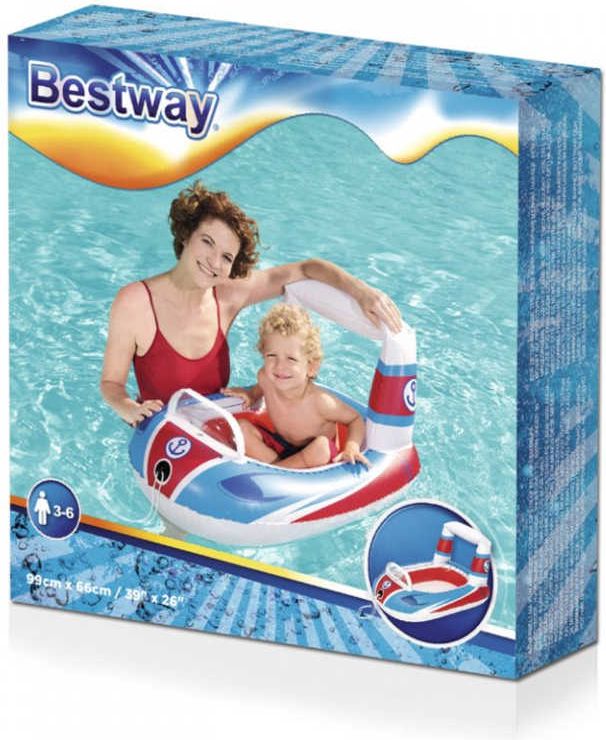 BESTWAY Člun nafukovací Cruisers 104x99cm plavidlo na vodu 2 druhy 34106 - obrázek 6