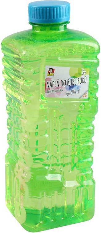 Dudlu Náplň náhradní do bublifuku 1 litr 4 barvy v plastové láhvi - obrázek 2