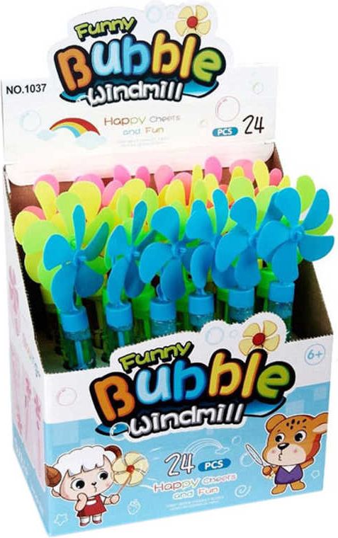 Dudlu Bublifuk s větrníkem 55ml dětský bublifukovač 4 barvy - obrázek 2