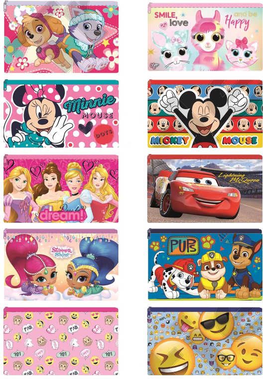 Dudlu Taštička dětská Disney penál 24x15cm pouzdro na zip různé druhy - obrázek 1