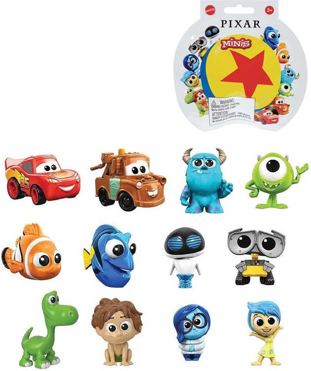 Dudlu MATTEL Mini figurka Pixar Minis různé druhy v sáčku s překvapením - obrázek 3