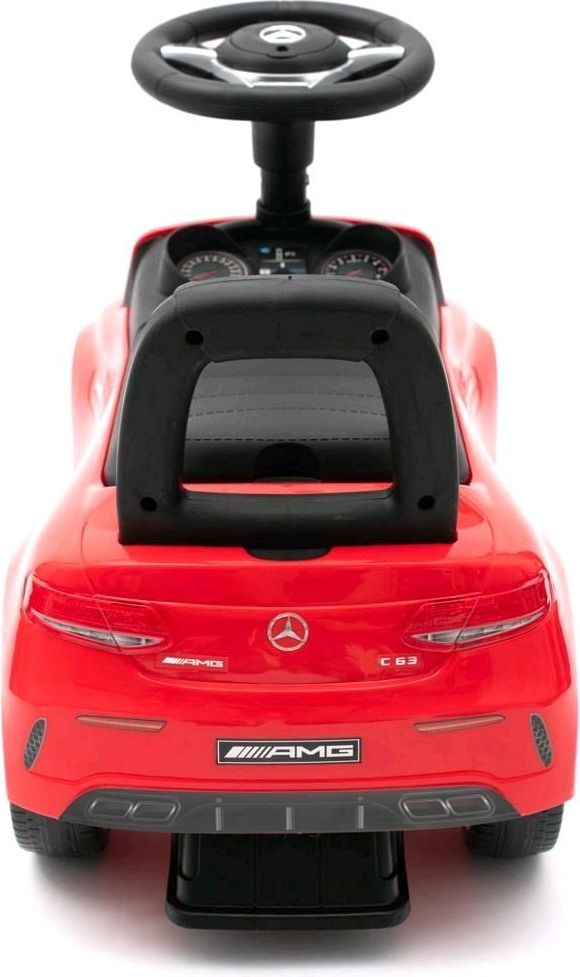 Odrážedlo s vodící tyčí Mercedes Benz AMG C63 Coupe Baby Mix Varianta: červené - červená - obrázek 2