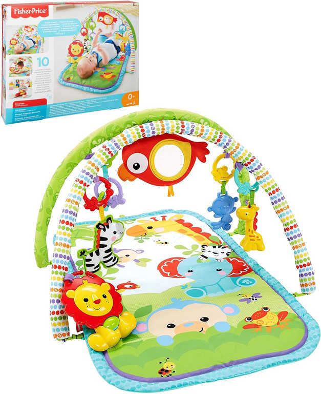 FISHER PRICE Baby dečka hrací Rainforest na baterie Zvuk pro miminko 3v1 - obrázek 2
