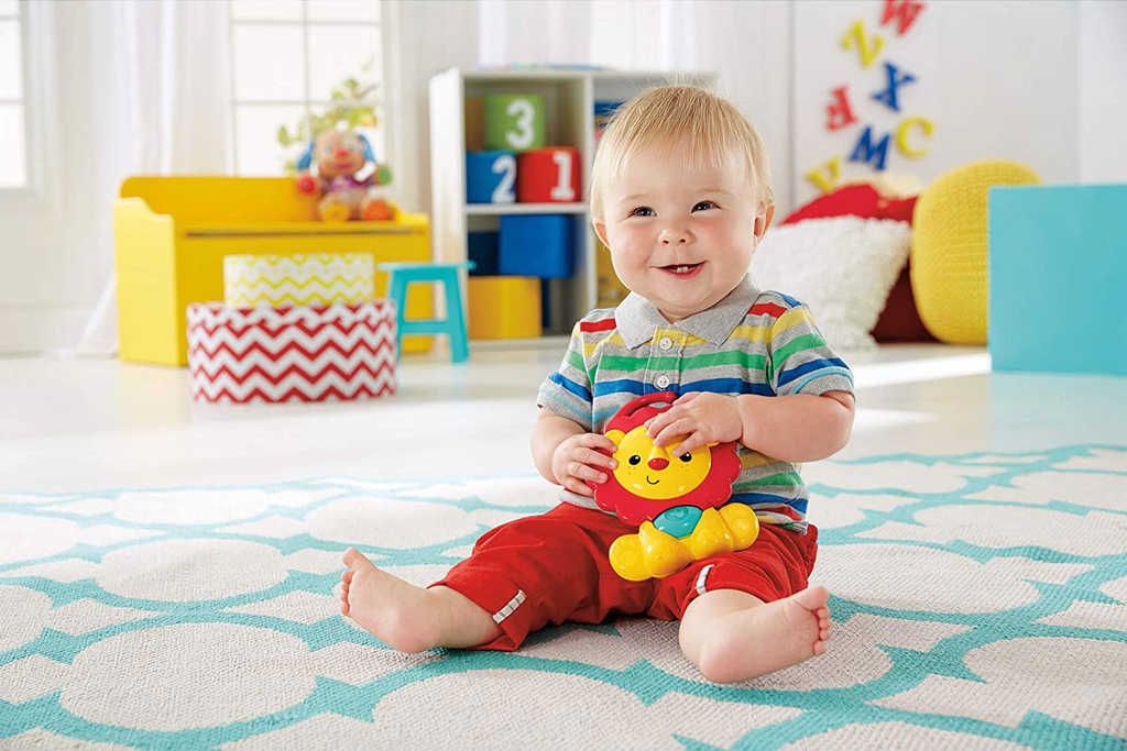 FISHER PRICE Baby dečka hrací Rainforest na baterie Zvuk pro miminko 3v1 - obrázek 5
