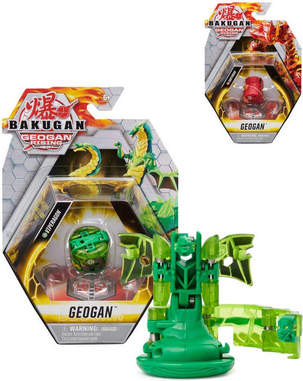 Dudlu Bakugan Geogan S3 základní balení set se 2 Baku žetony a kartou různé druhy - obrázek 1