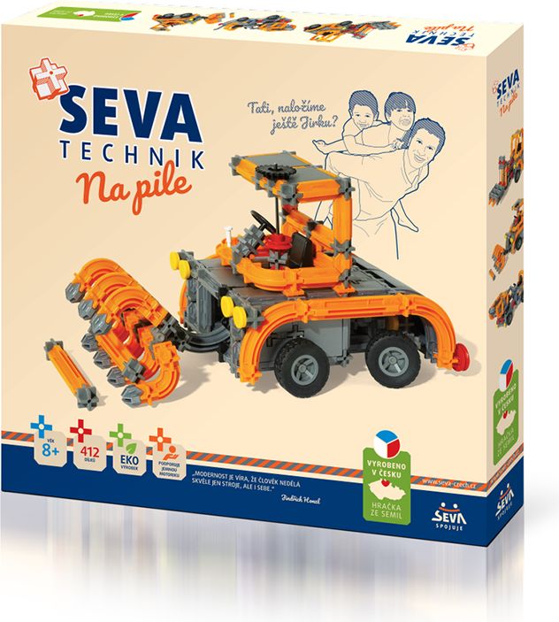Beneš a Lát Stavebnice SEVA TECHNIK – Na pile - obrázek 2