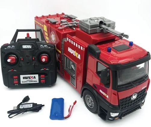 RCobchod Mercedes-Benz Arocs HASIČI 1:14, s funkční stříkačkou, proporcionální, LED, zvuky, RTR - obrázek 2