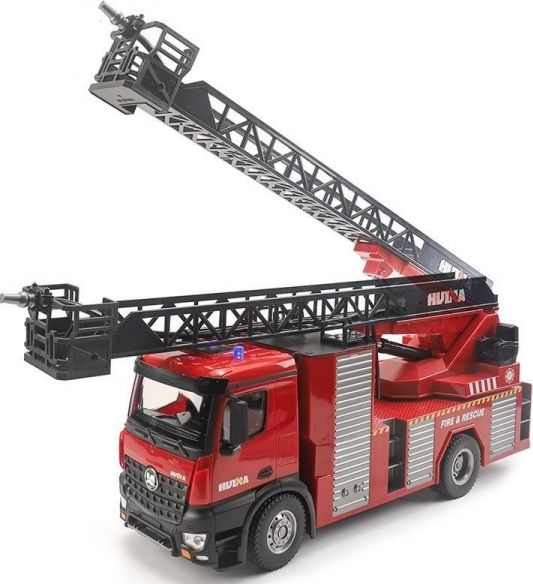 RCobchod Mercedes-Benz Arocs HASIČI 1:14 s žebříkem a stříkačkou, proporcionální,LED, zvuky,RTR - obrázek 2