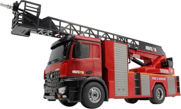 RCobchod Mercedes-Benz Arocs HASIČI 1:14 s žebříkem a stříkačkou, proporcionální,LED, zvuky,RTR - obrázek 3