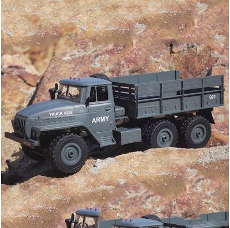 RCobchod Sovětský vojenský truck URAL 4320 6x6 1:12 RTR proporcionální jízda LED - obrázek 5