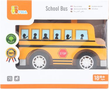 Dřevěný školní autobus - obrázek 1