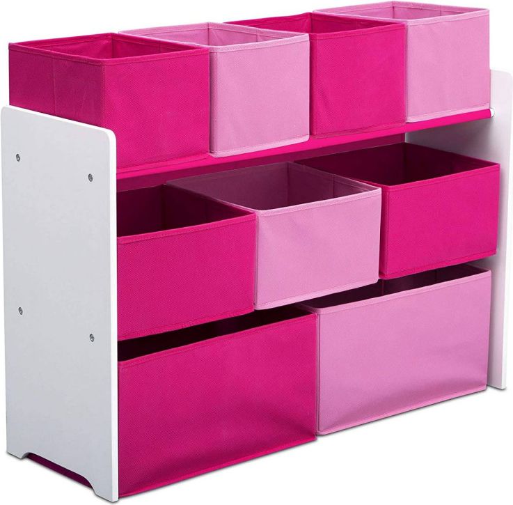 ORGANIZÉR NA HRAČKY RŮŽOVÝ - obrázek 4