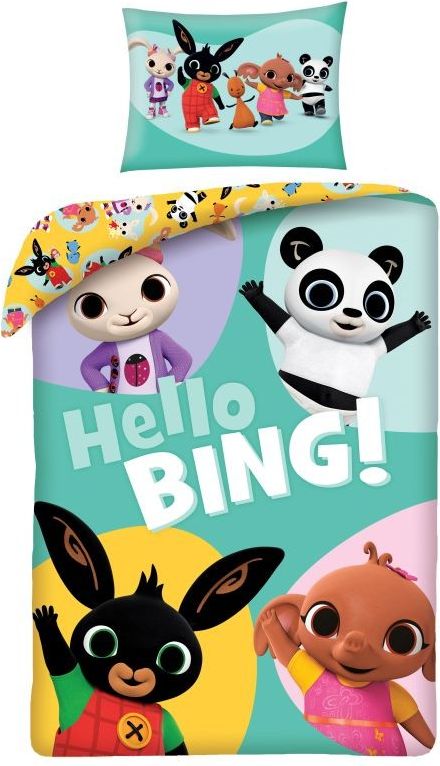POVLEČENÍ DO POSTÝLKY VE VAKU KRÁLÍČEK BING HELLO - obrázek 1