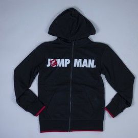 Jdb jumpman fz hoodie | 95A293-023 | Černá | 128-132 CM - obrázek 1