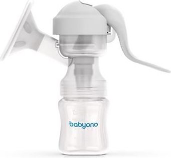 BABYONO Odsávačka mateřského mléka manuální Anatomy + AQUAINT 500 ml - obrázek 2