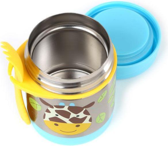 SKIP HOP Zoo Termoska na jídlo se lžičko/vidličkou Žirafa 325 ml, 3+ + AQUAINT 500 ml - obrázek 4