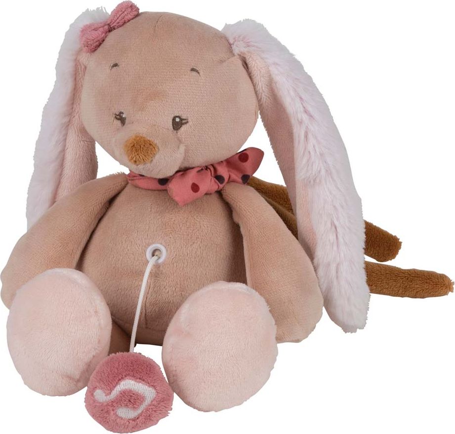 NATTOU Hračka hudební plyšová zajíček Pauline PS 23cm - obrázek 1