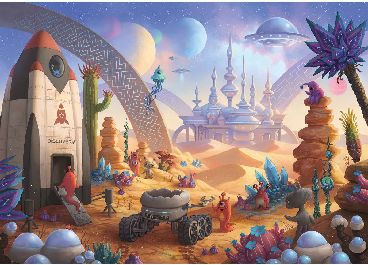 Ravensburger Puzzle Exit Kids Puzzle Vesmír 368 dílků - obrázek 1