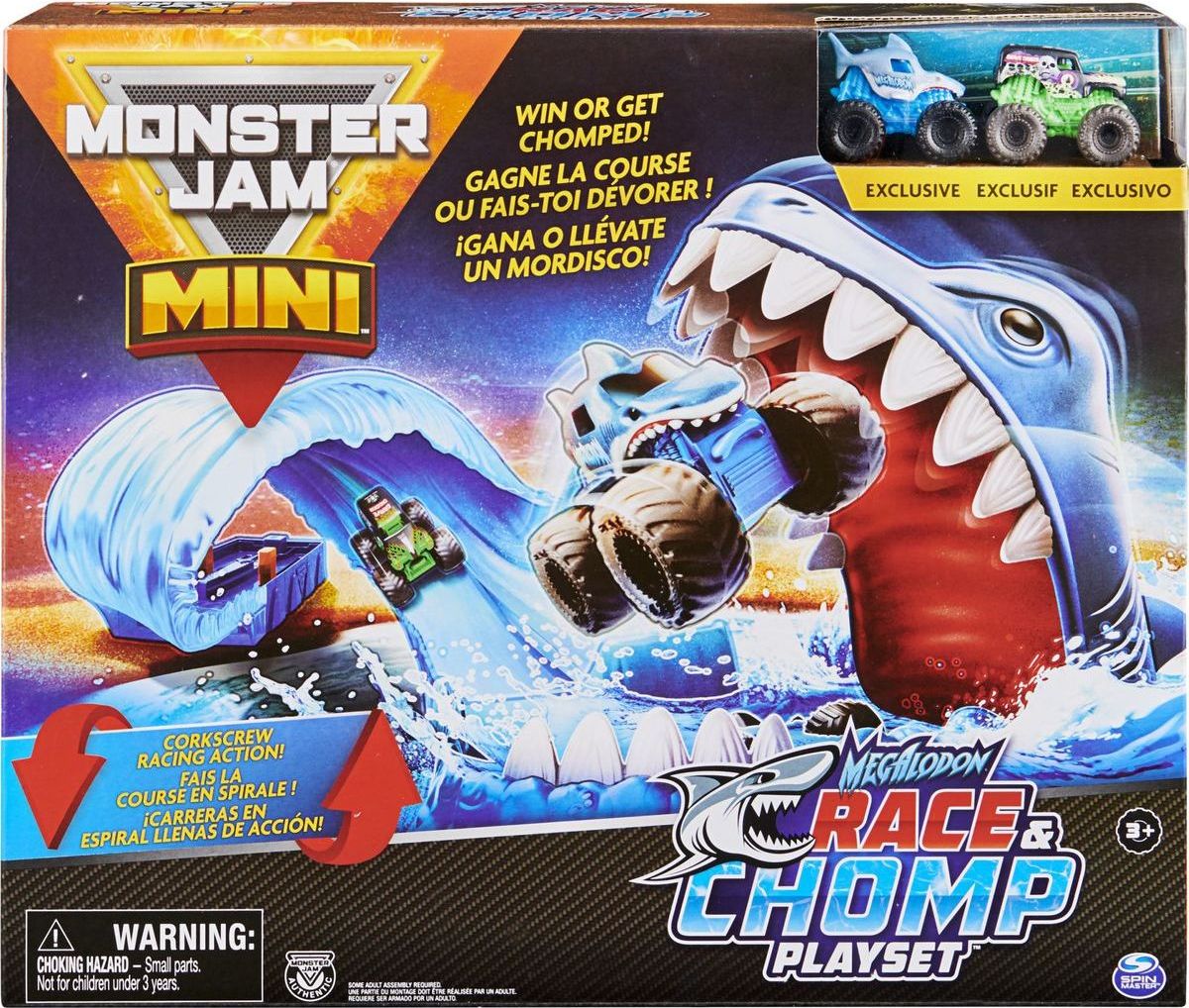 Monster Jam Hrací sada Megalodon pro mini auta - obrázek 7