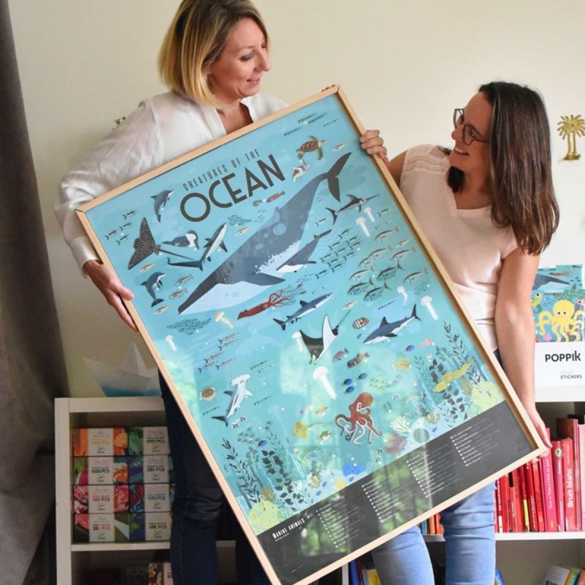Poppik Samolepkový plakát vzdělávací Oceán - obrázek 11