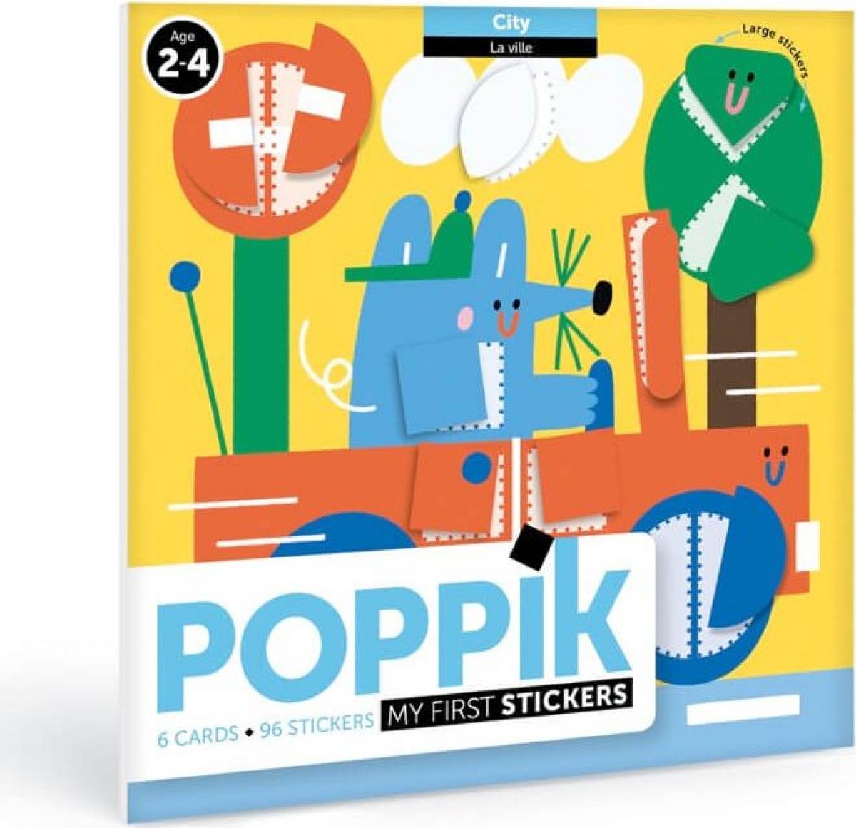 Poppik Moje první samolepky Ve městě - obrázek 1