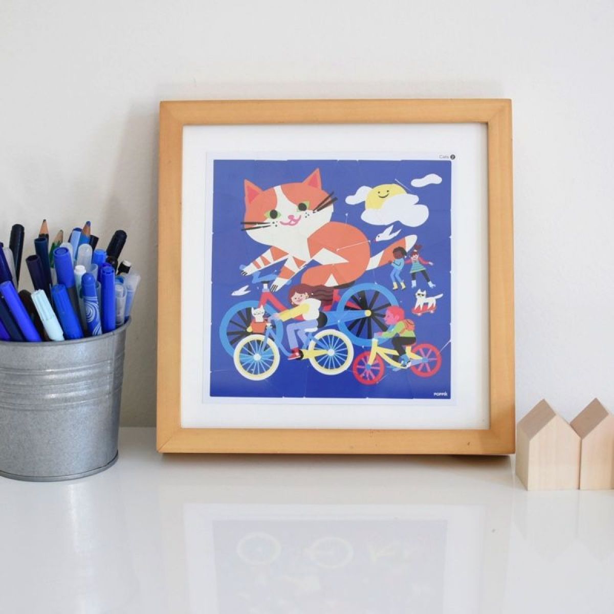 Poppik Samolepkové puzzle Kočičí přátelé - obrázek 9