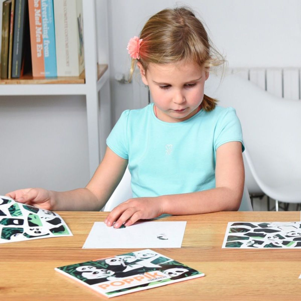 Poppik Samolepkové puzzle Divoká zvířata - obrázek 3