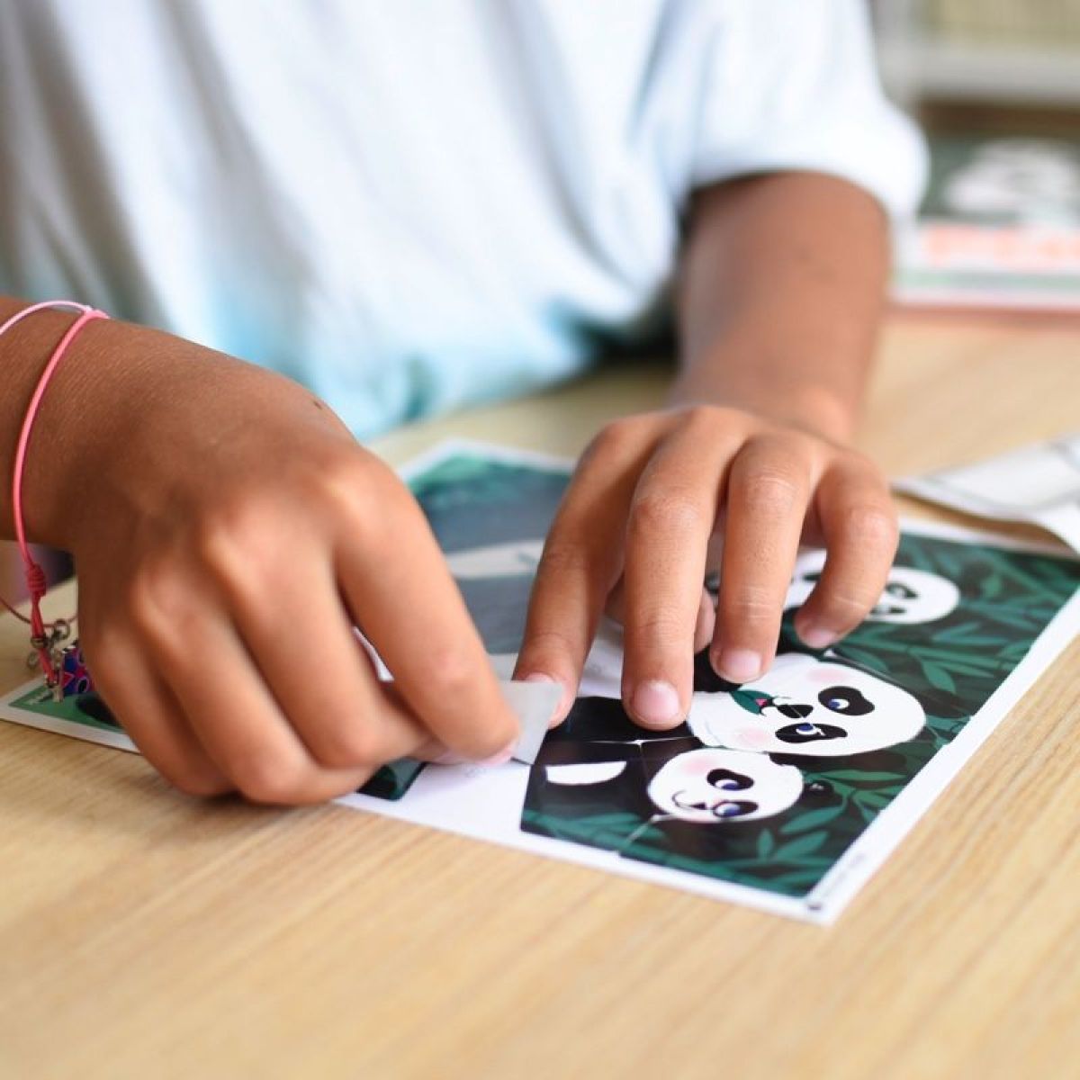 Poppik Samolepkové puzzle Divoká zvířata - obrázek 5