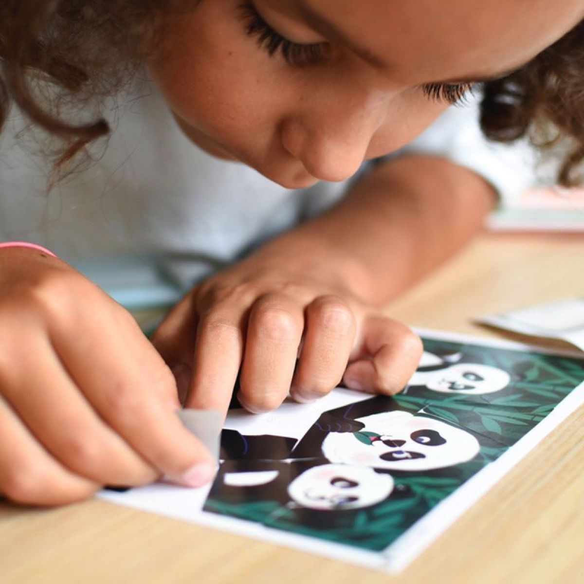 Poppik Samolepkové puzzle Divoká zvířata - obrázek 6