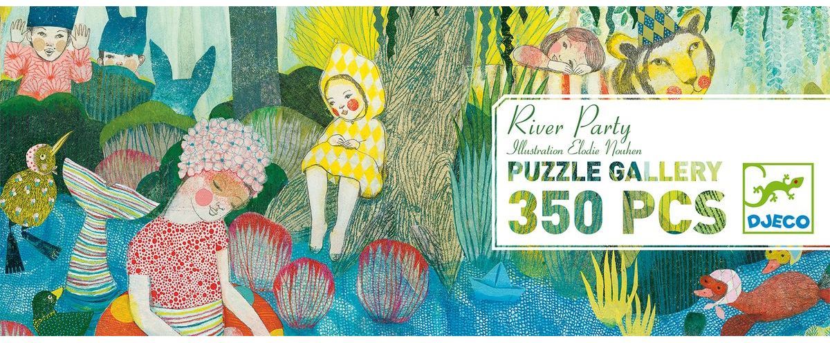 Djeco Puzzlový obraz Oslava na řece 350 dílků - obrázek 2