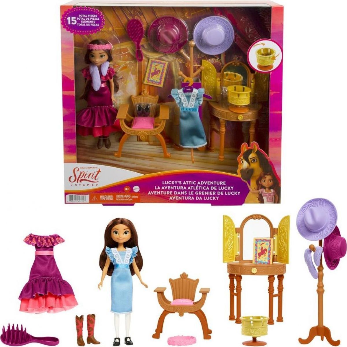 Mattel Spirit Pokoj Štístka herní set - obrázek 4