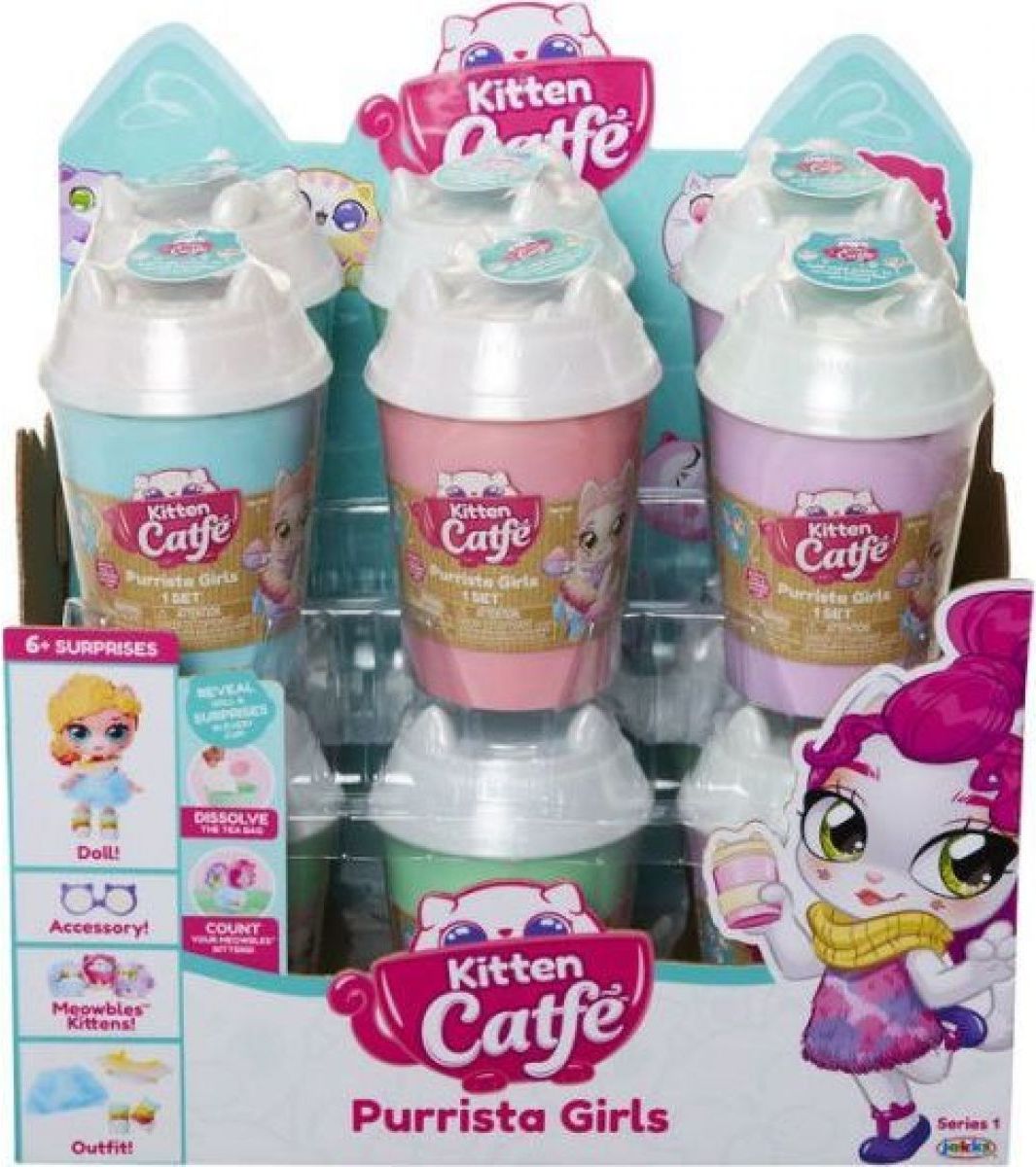 Kitten Catfé kelímek série 1 Růžový - obrázek 9