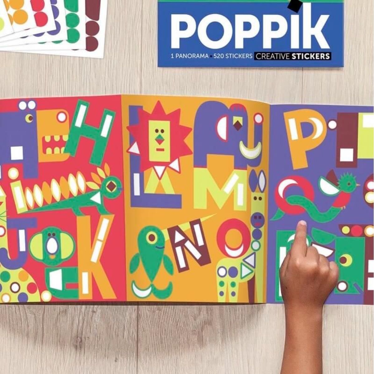 Poppik Samolepkové panorama Abeceda - obrázek 7