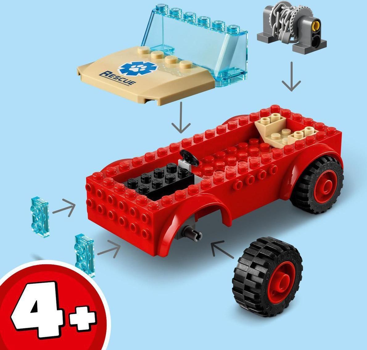 LEGO® City 60301 Záchranářský teréňák do divočiny - obrázek 6