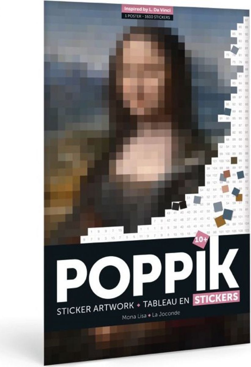 Poppik Samolepkový plakát Mona Lisa - obrázek 1