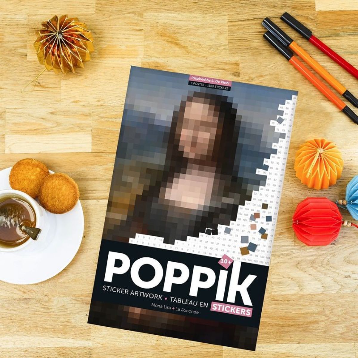 Poppik Samolepkový plakát Mona Lisa - obrázek 6