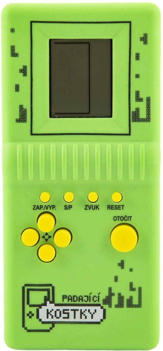 Digitální hra Padající kostky zelená