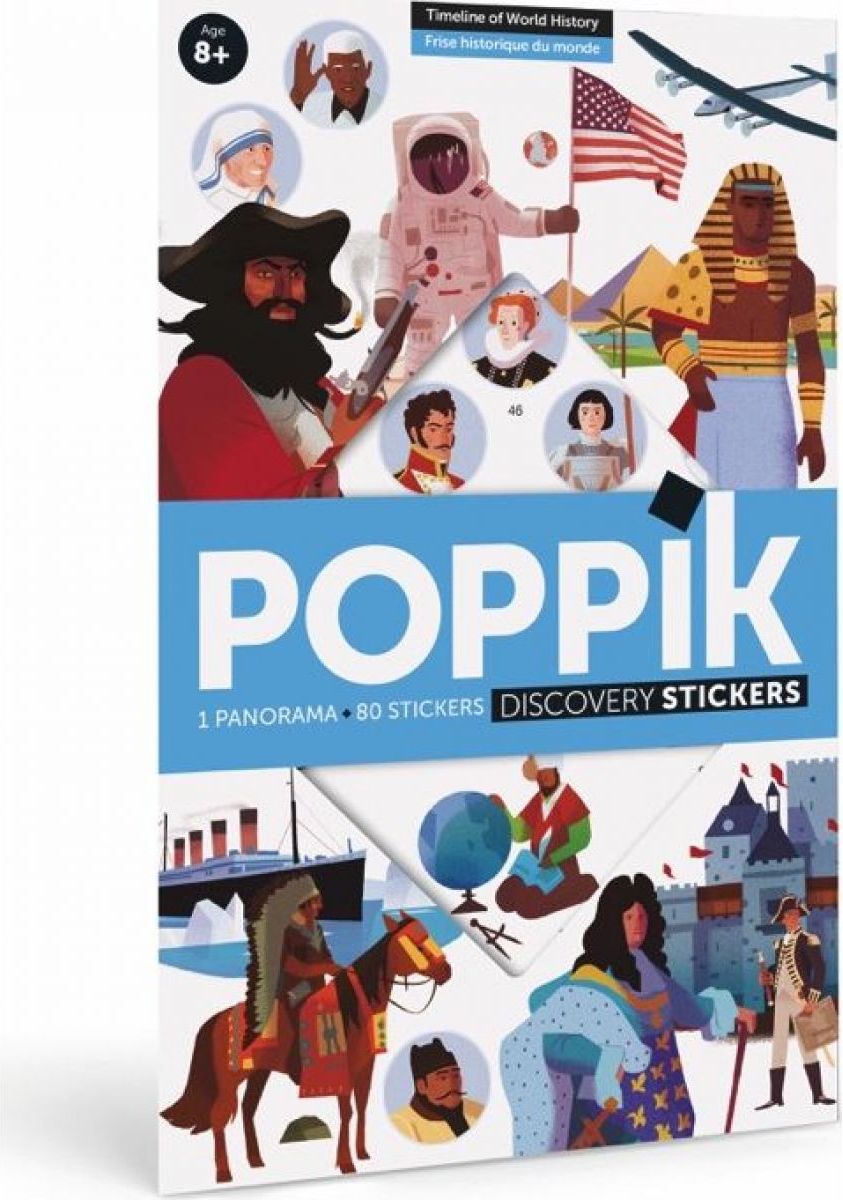 Poppik Samolepkový plakát vzdělávací Časová osa historie - obrázek 1