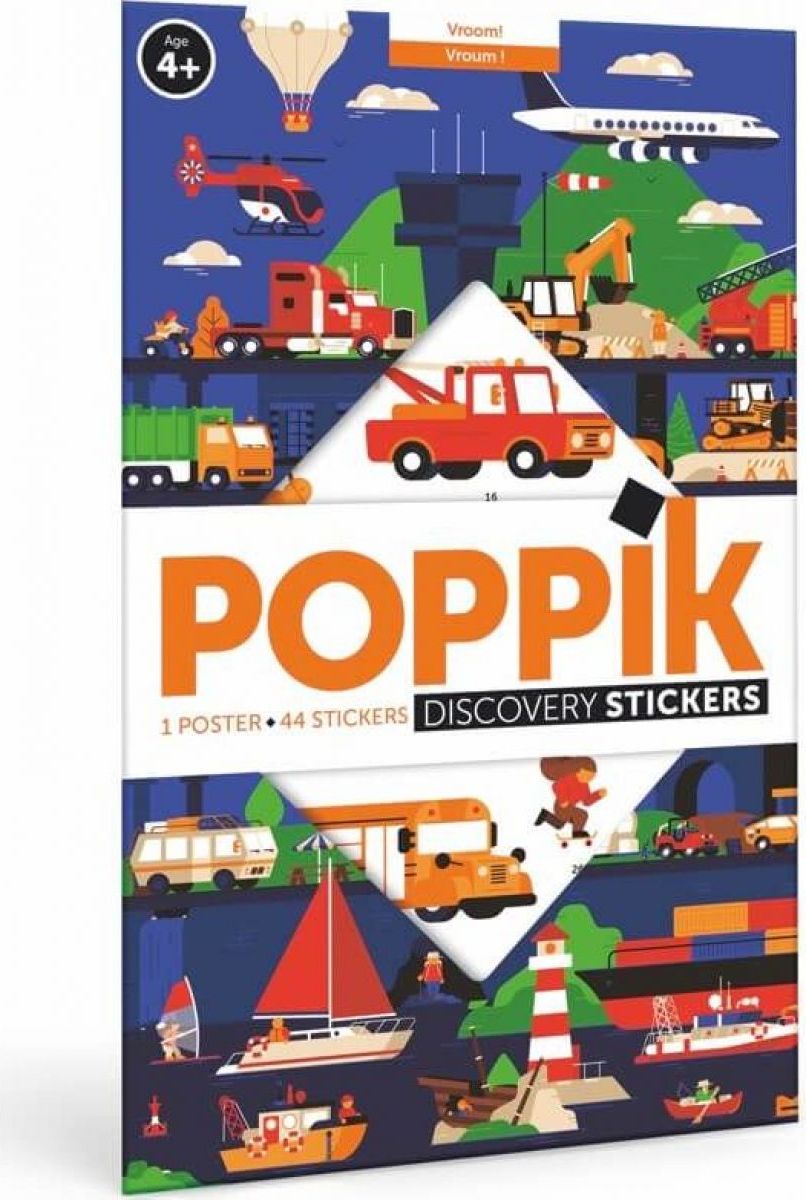 Poppik Dopravní prostředky plakát - obrázek 1