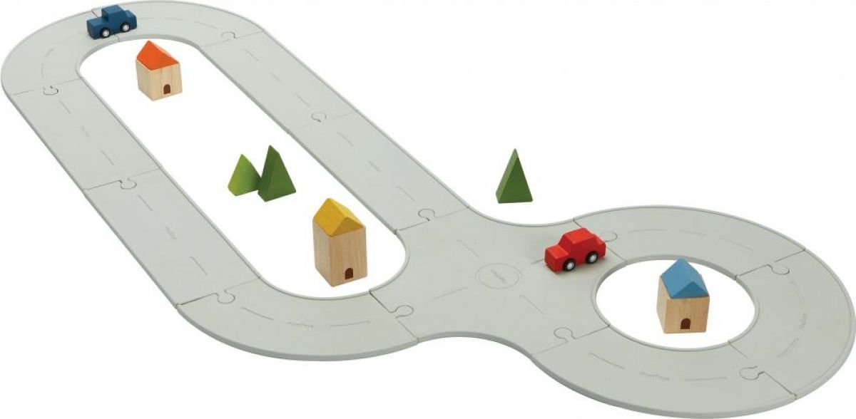PlanToys Gumová auto vláčkodráha - obrázek 1