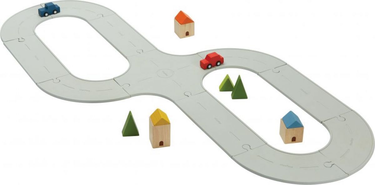 PlanToys Gumová auto vláčkodráha - obrázek 2