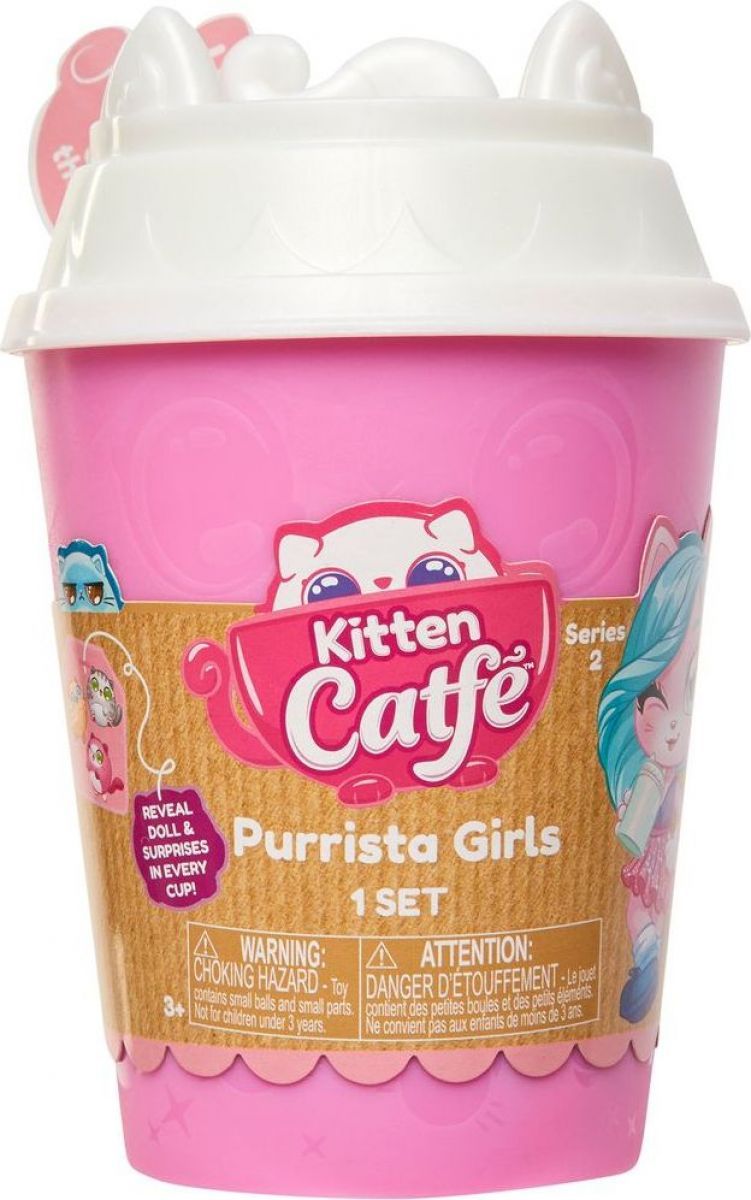 Kitten Catfé kelímek série 2 Růžový - obrázek 1