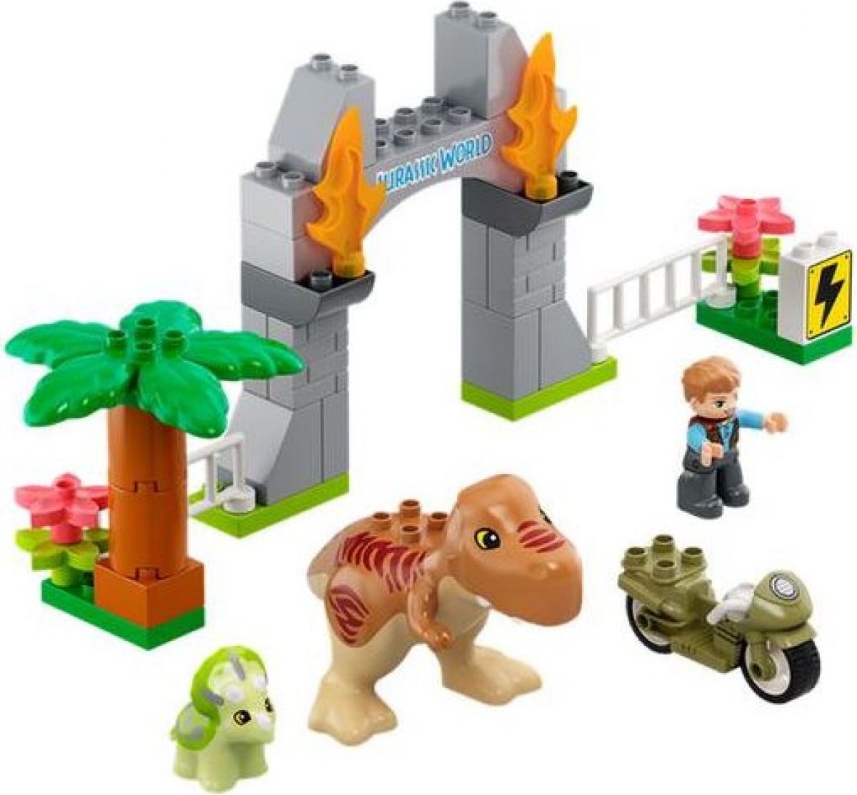 LEGO® DUPLO® Jurassic World ™ 10939 T-rex a Triceratops na útěku - obrázek 2
