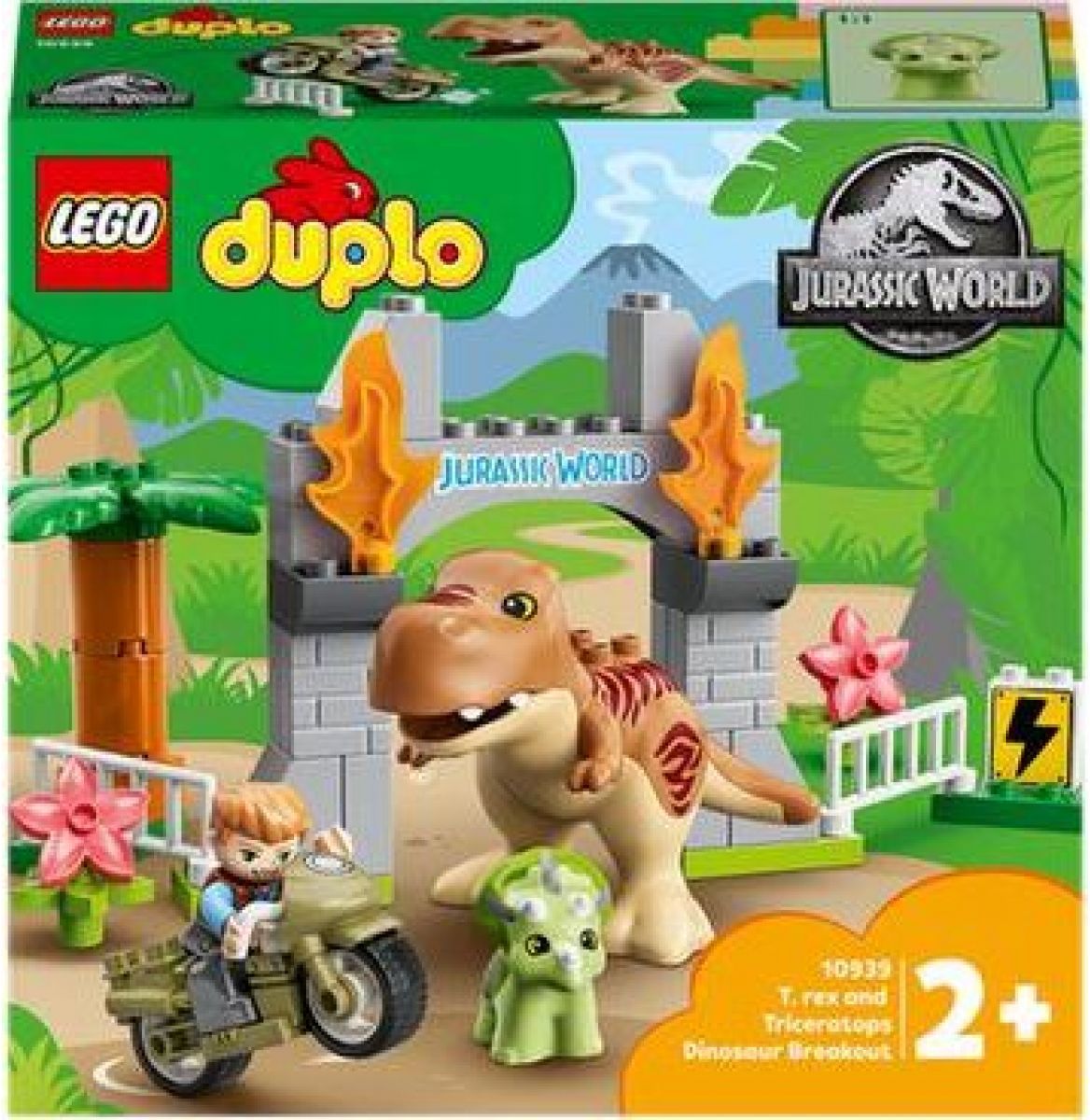 LEGO® DUPLO® Jurassic World ™ 10939 T-rex a Triceratops na útěku - obrázek 9