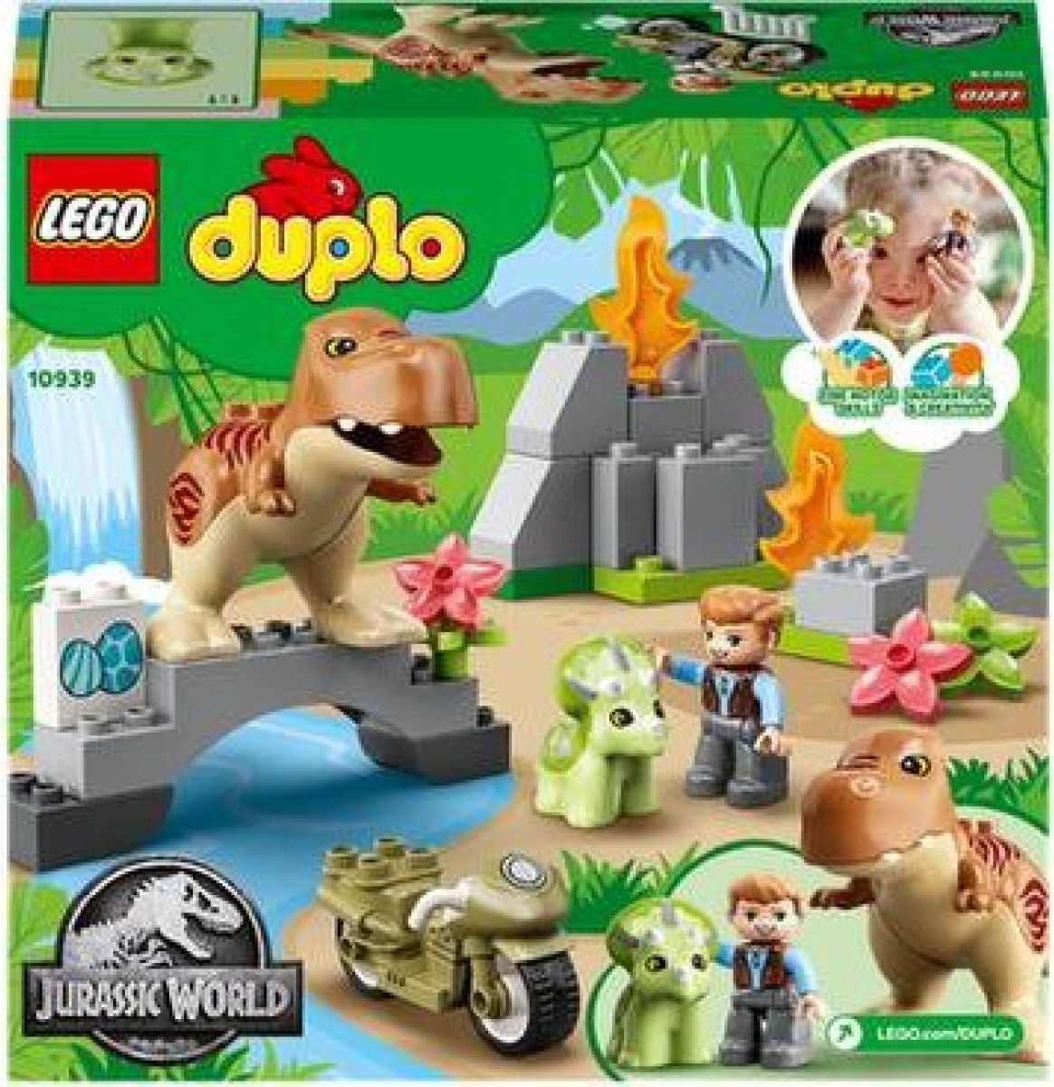 LEGO® DUPLO® Jurassic World ™ 10939 T-rex a Triceratops na útěku - obrázek 10