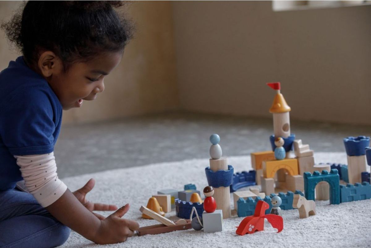 PlanToys Velká sada pohádkové stavebnice Orchard - obrázek 6