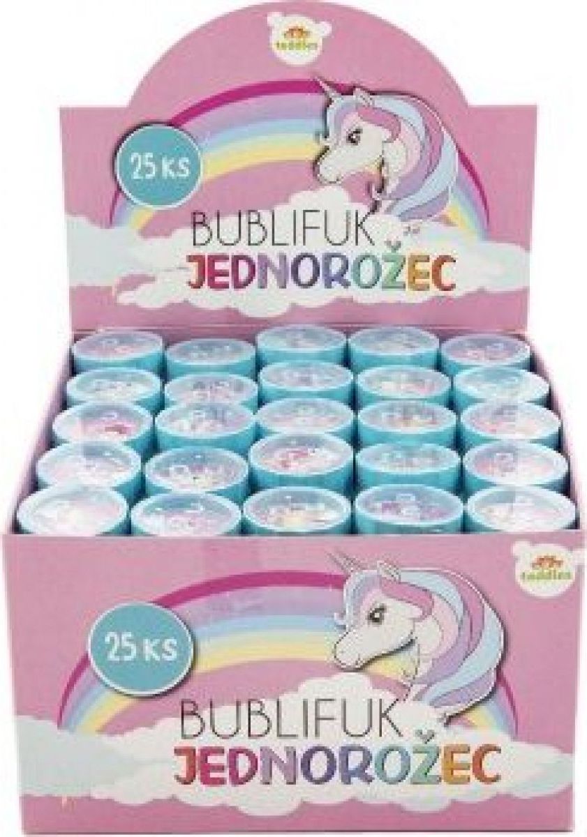 Bublifuk 50 ml jednorožec 11 cm - obrázek 3