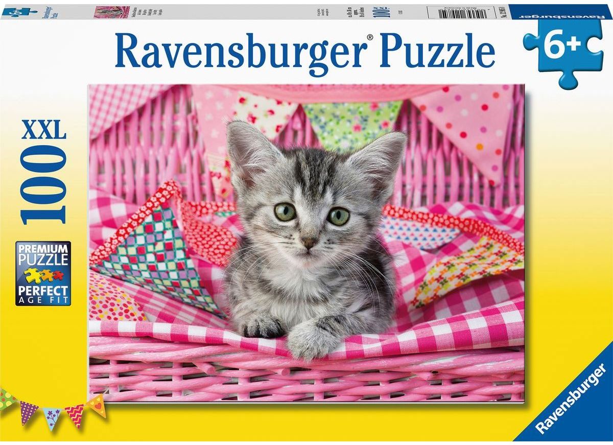 Ravensburger Puzzle Roztomilé koťátko 100 dílků - obrázek 2
