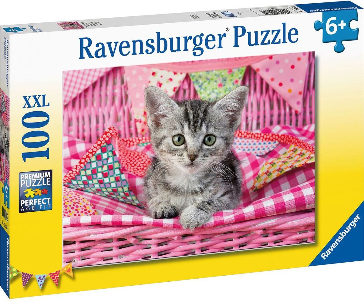 Ravensburger Puzzle Roztomilé koťátko 100 dílků - obrázek 3