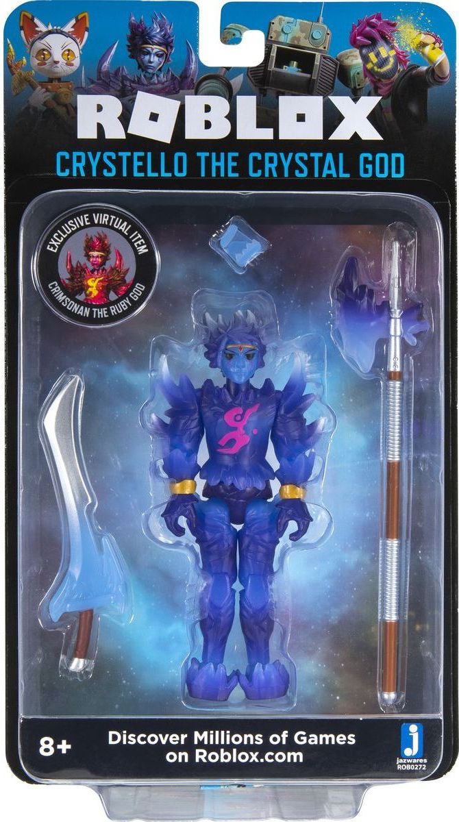TM Toys Roblox Imagination figurka Lucky Gatito Crystello The Crystal God - obrázek 2